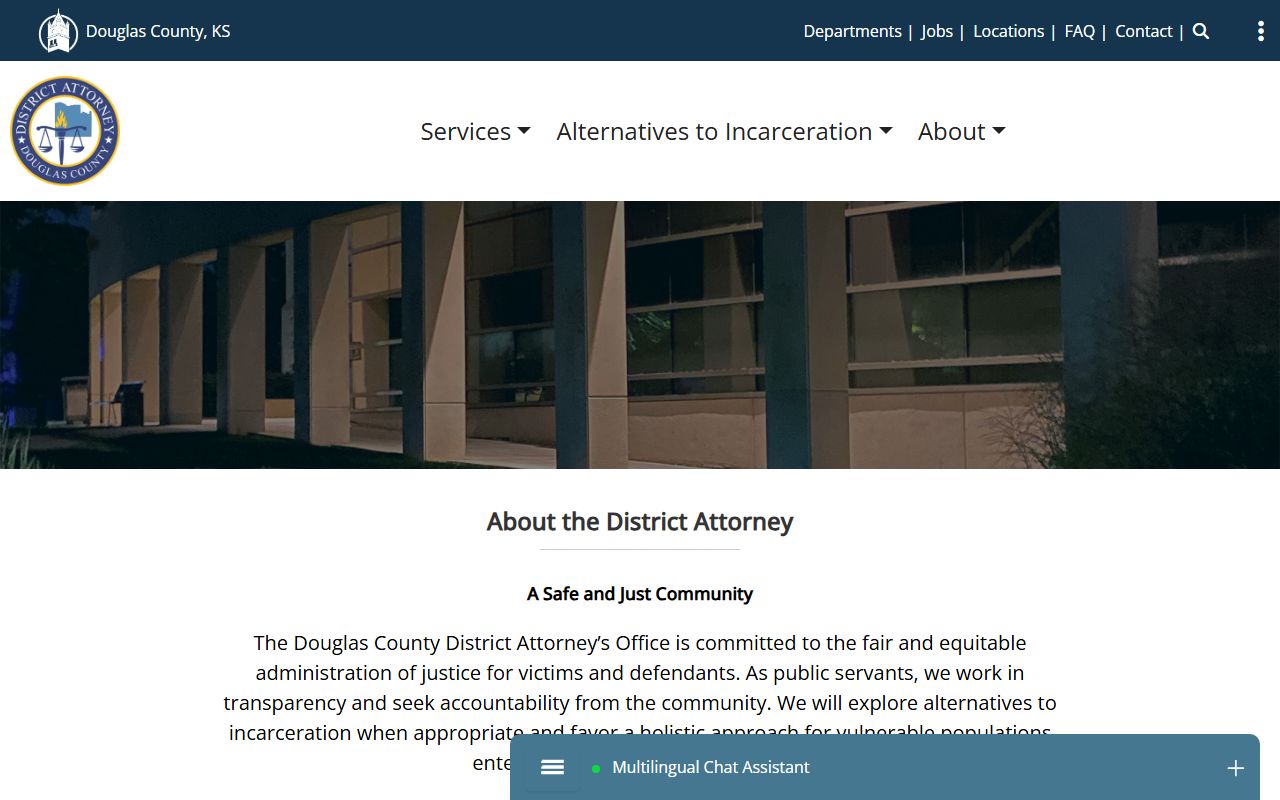 Douglas County District Court District Attorney background records page
